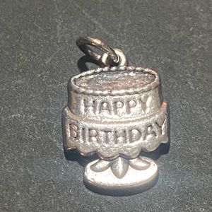 James Avery Silver Tiny Birthday Cake Charm